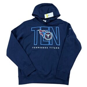 NEW Nike Tennessee Titans NFL Hoodie Navy Blue Football Fan Gear Size Small